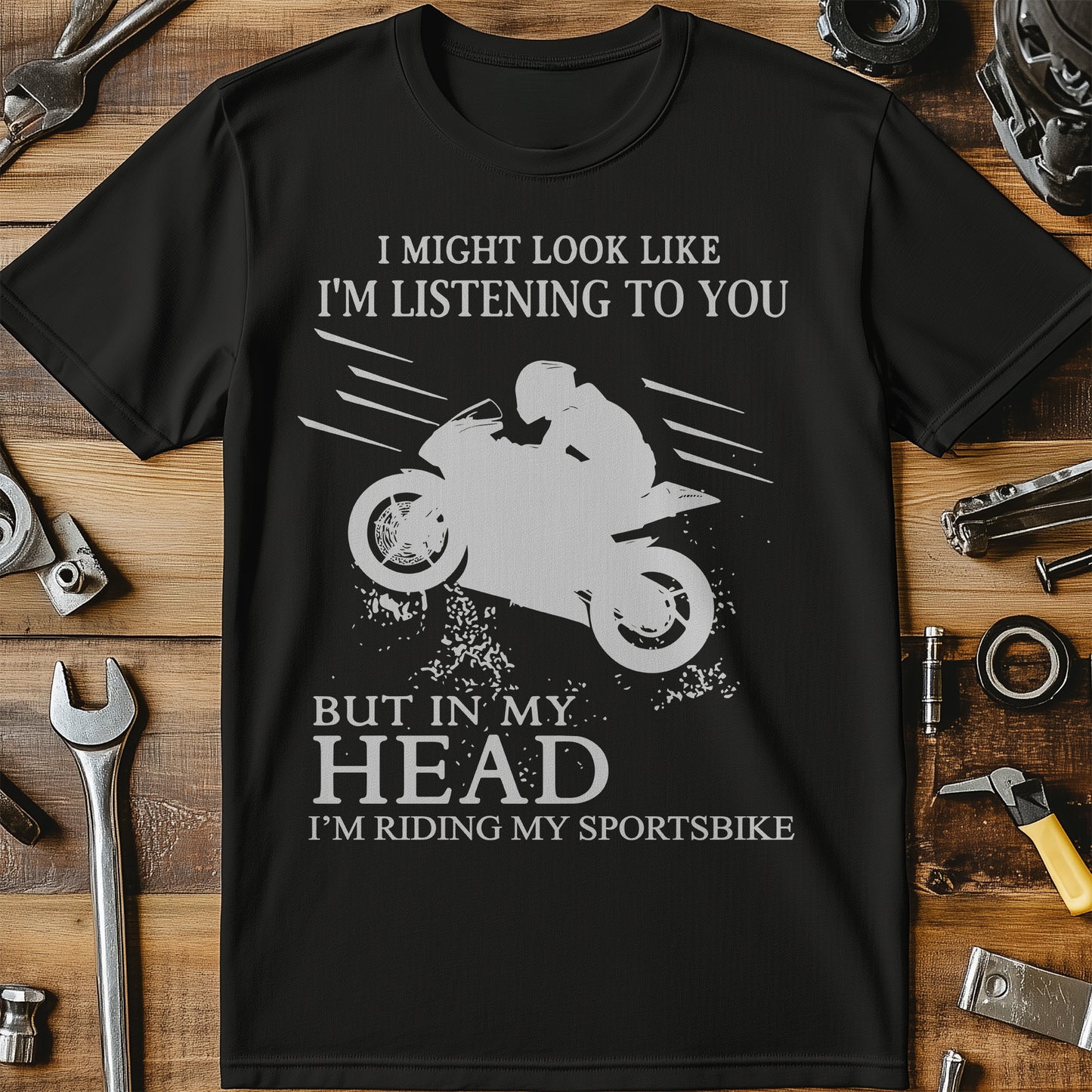 In My Head Riding Sportsbike Wheelie