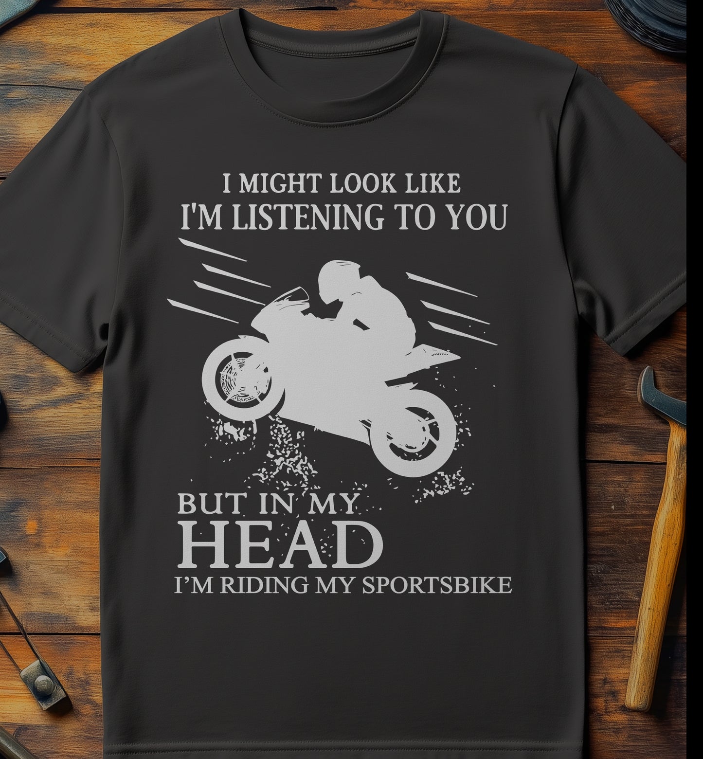 In My Head Riding Sportsbike Wheelie