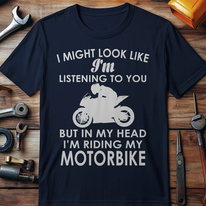 In My Head Riding Sportsbike T-Shirt