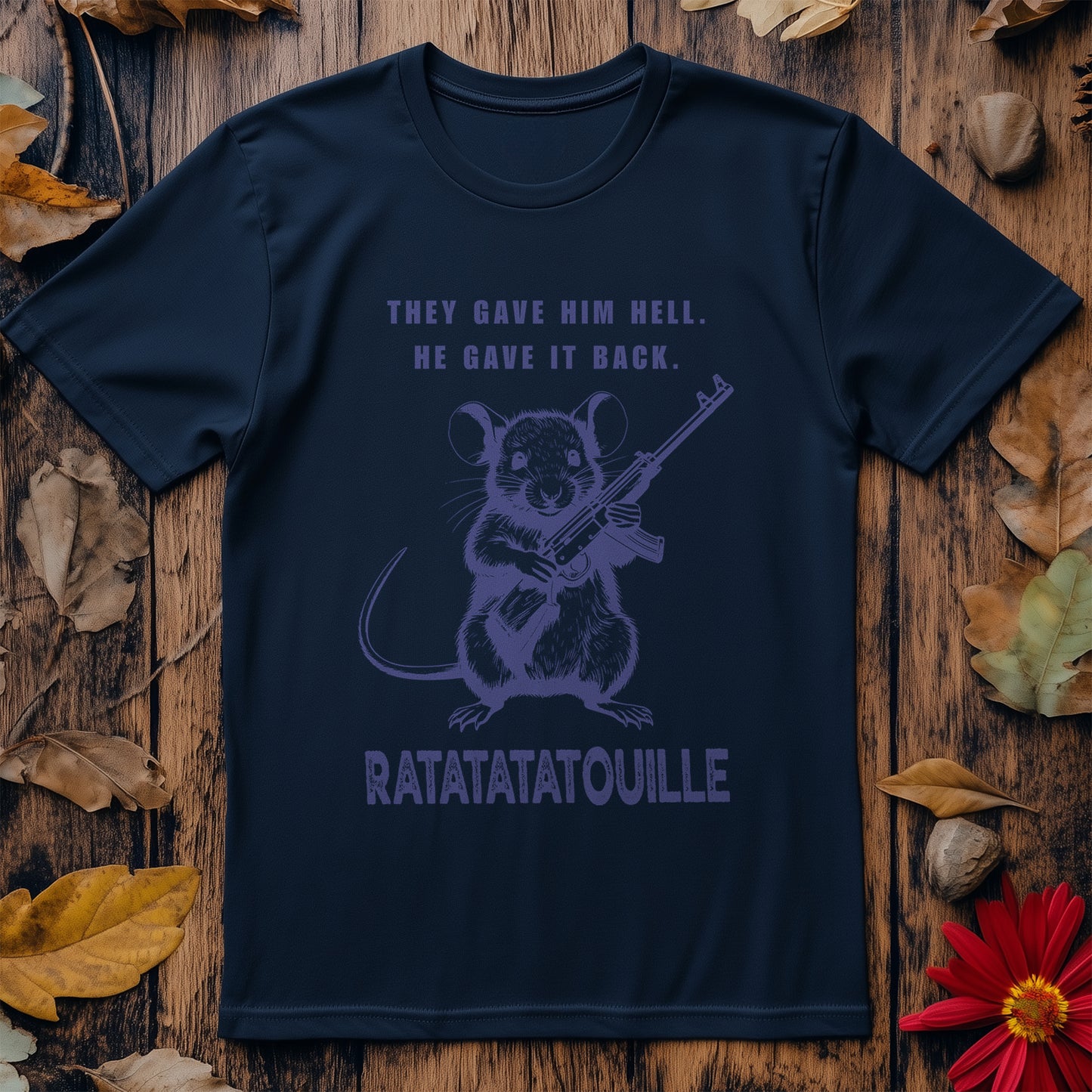 Gun Wielding Rat T-Shirt