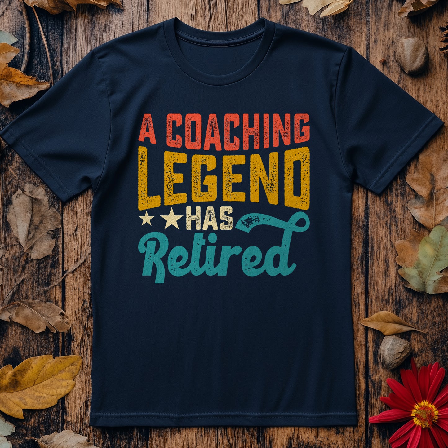 Coaching Retired Curve T-shirt