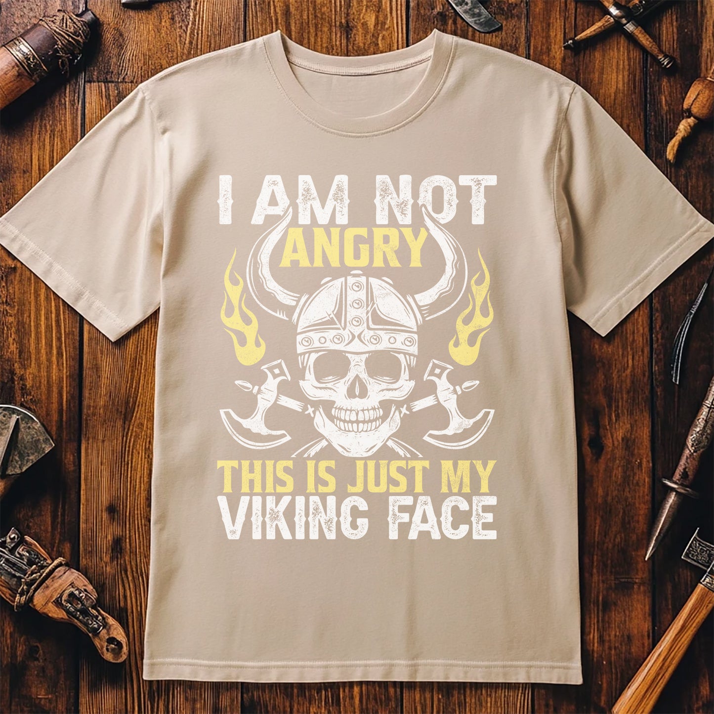 "I'm Not Angry, This is My Viking Face" T-Shirt