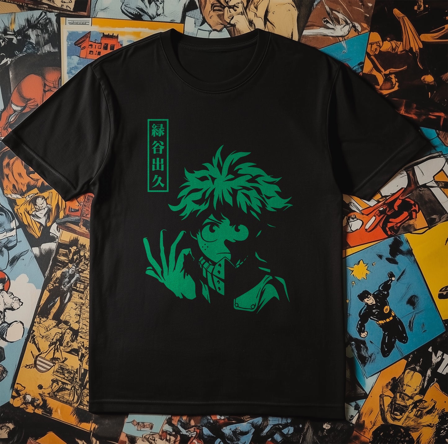 Deku Glove T-shirt - Unleash Your Inner Hero! Funny Anime-Inspired, 100% Cotton Unisex Design for Fans Ready to Save the Day!