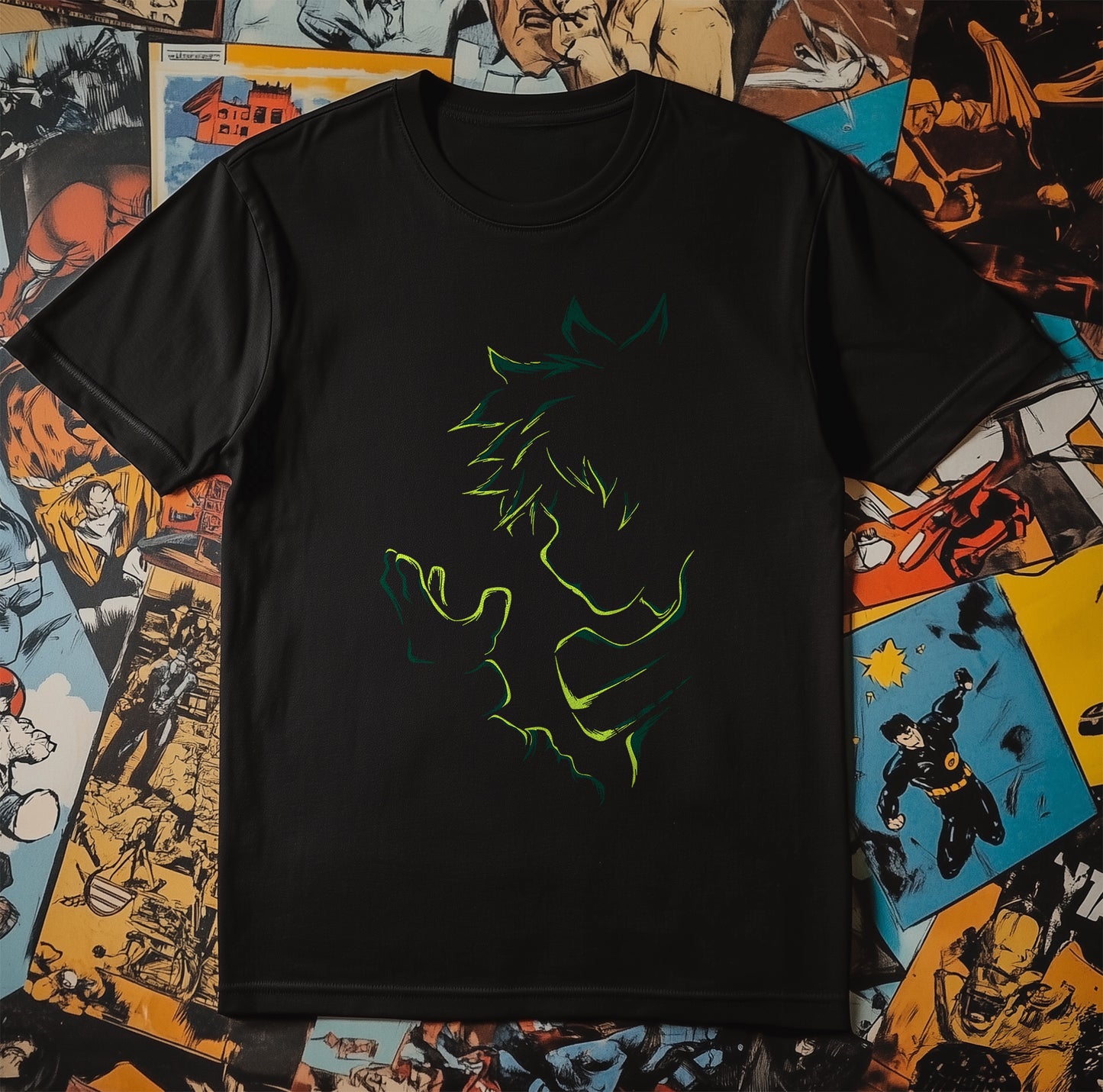 Deku Fist T-shirt - Unleash Your Inner Hero! Funny Anime Style, Unisex Design, 100% Cotton. Perfect for comic book champions!