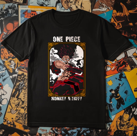 One-Piece-04 T-Shirt - Monkey Business Alert! 100% Cotton, Funny and Unisex Design. Perfect for pirates and primate lovers alike!