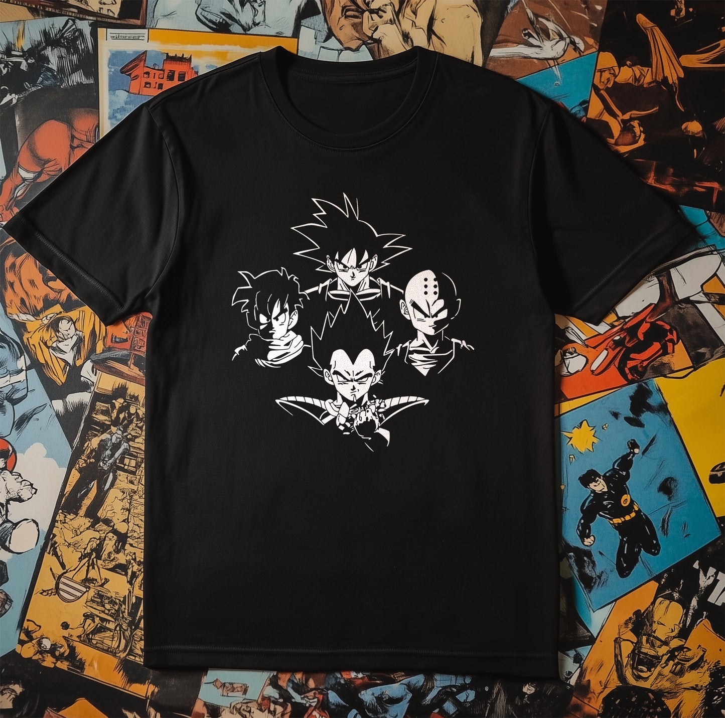 Dragon Ball Z Rhapsody T-shirt - Unleash Your Inner Saiyan! Funny Tee, 100% Cotton, Unisex Design for Epic Power Ups!