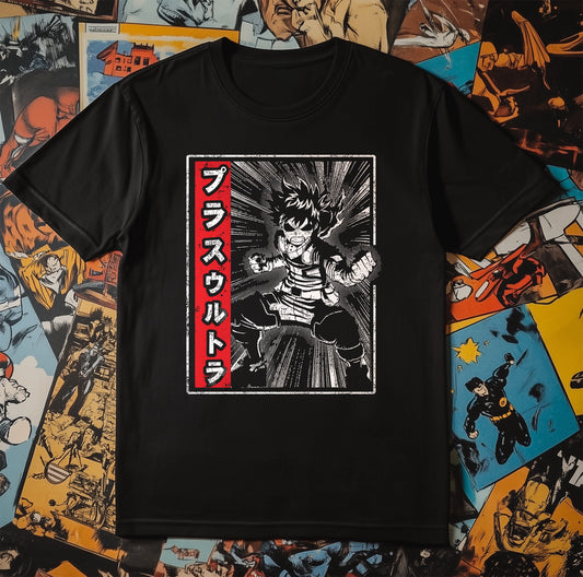 Deku Explode T-Shirt - Unleash Your Inner Hero! Funny Unisex Design, 100% Cotton, Perfect for Comic Book Enthusiasts and Quirk Lovers!