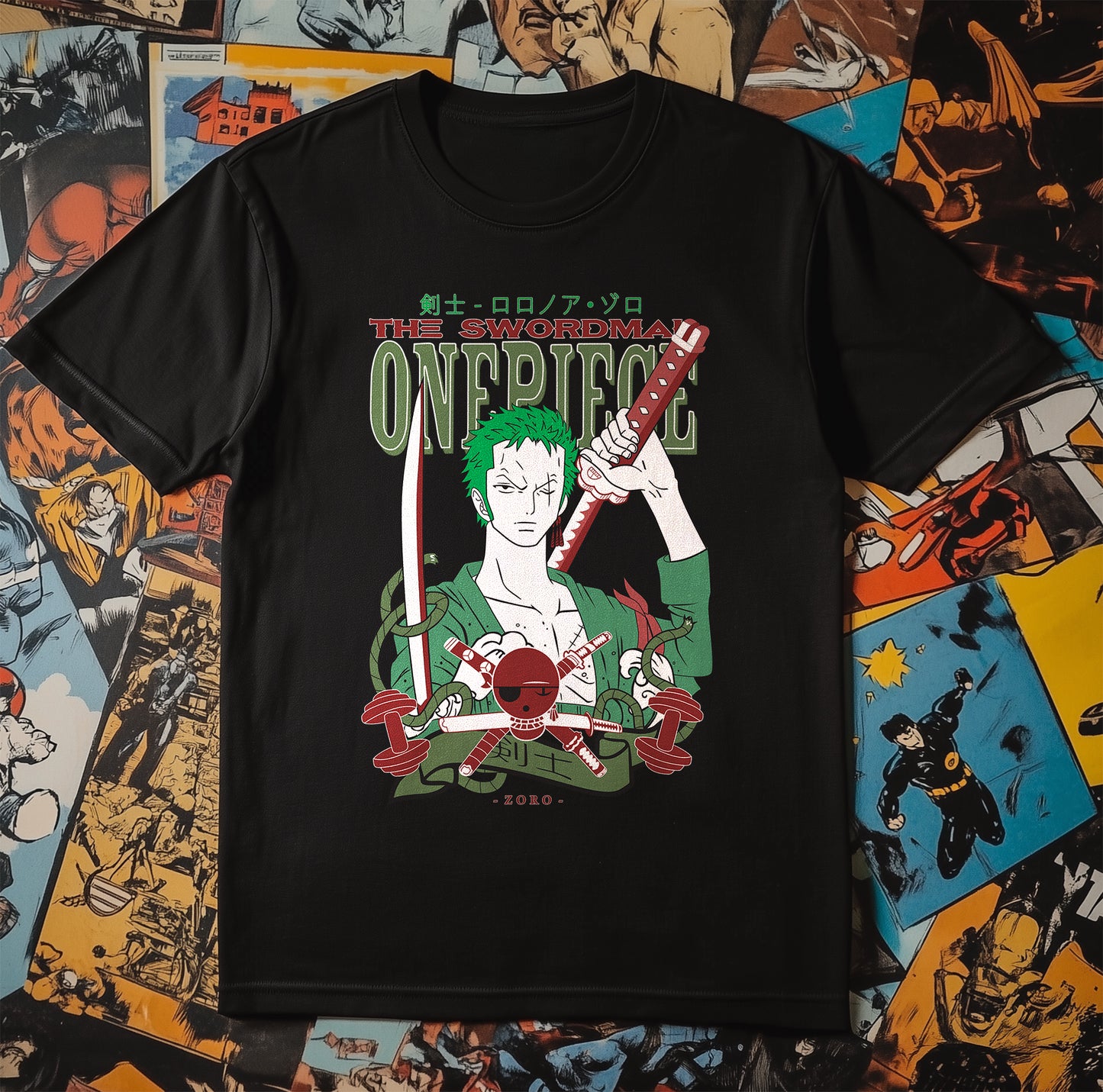 One-Piece-19 T-Shirt – Slice Through Boredom! Funny unisex design for comic fans, wield your humor like a sword!