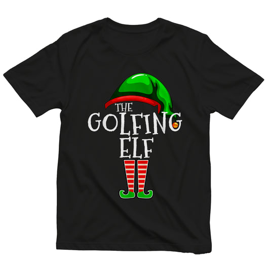 Golfing Elf Family Matching T-Shirt