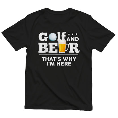 Golf & Beer The Ultimate Dad Joke t-shirt