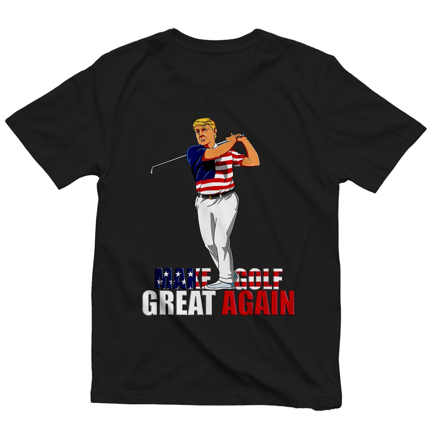 Make Golf Great Again Funny Trump t-shirt