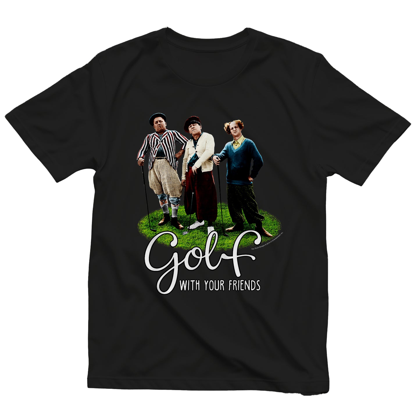 TTS - The Three Stooges Golf with your Friends t-shirt