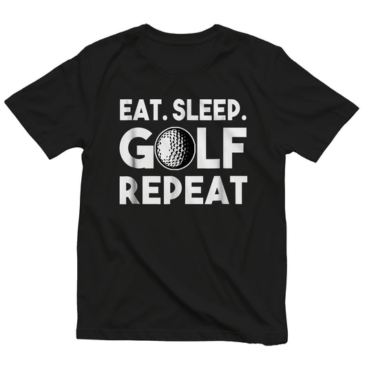 Eat Sleep Golf Repeat T-Shirt