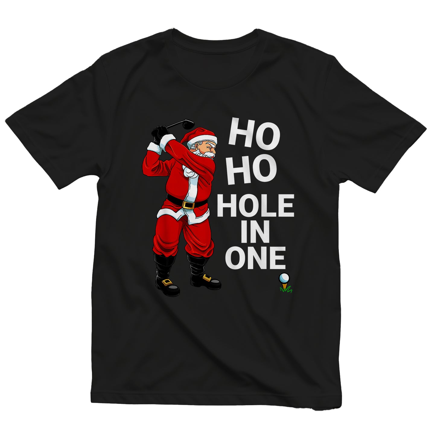 Funny Ho Ho Hole In One Christmas t-shirt