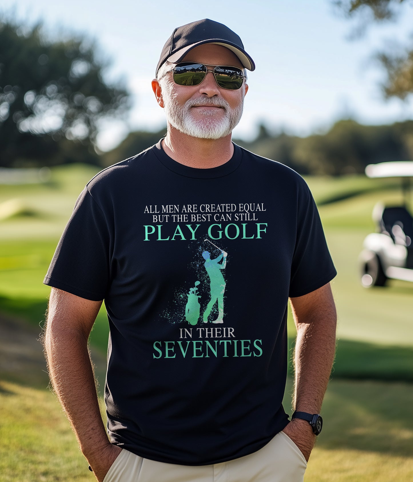 Golfing in Your Seventies t-shirt