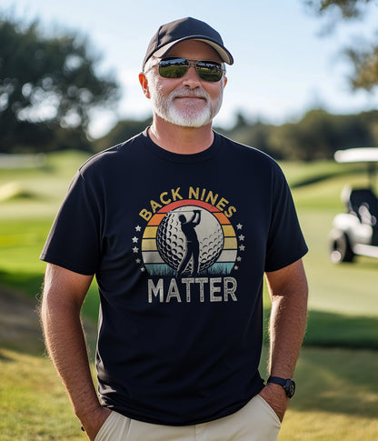 Back Nines Matter T-Shirt - Retro