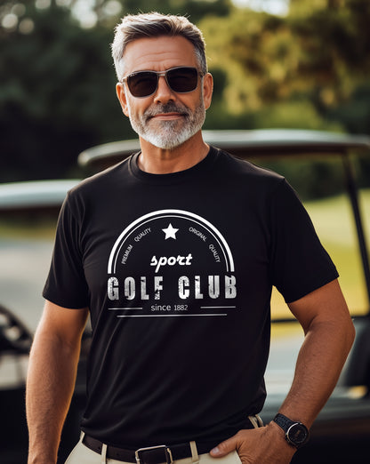 Golf-05 Swing into t-shirt