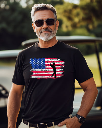 Swingin Freedom American Flag t-shirt