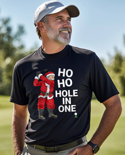 Funny Ho Ho Hole In One Christmas t-shirt