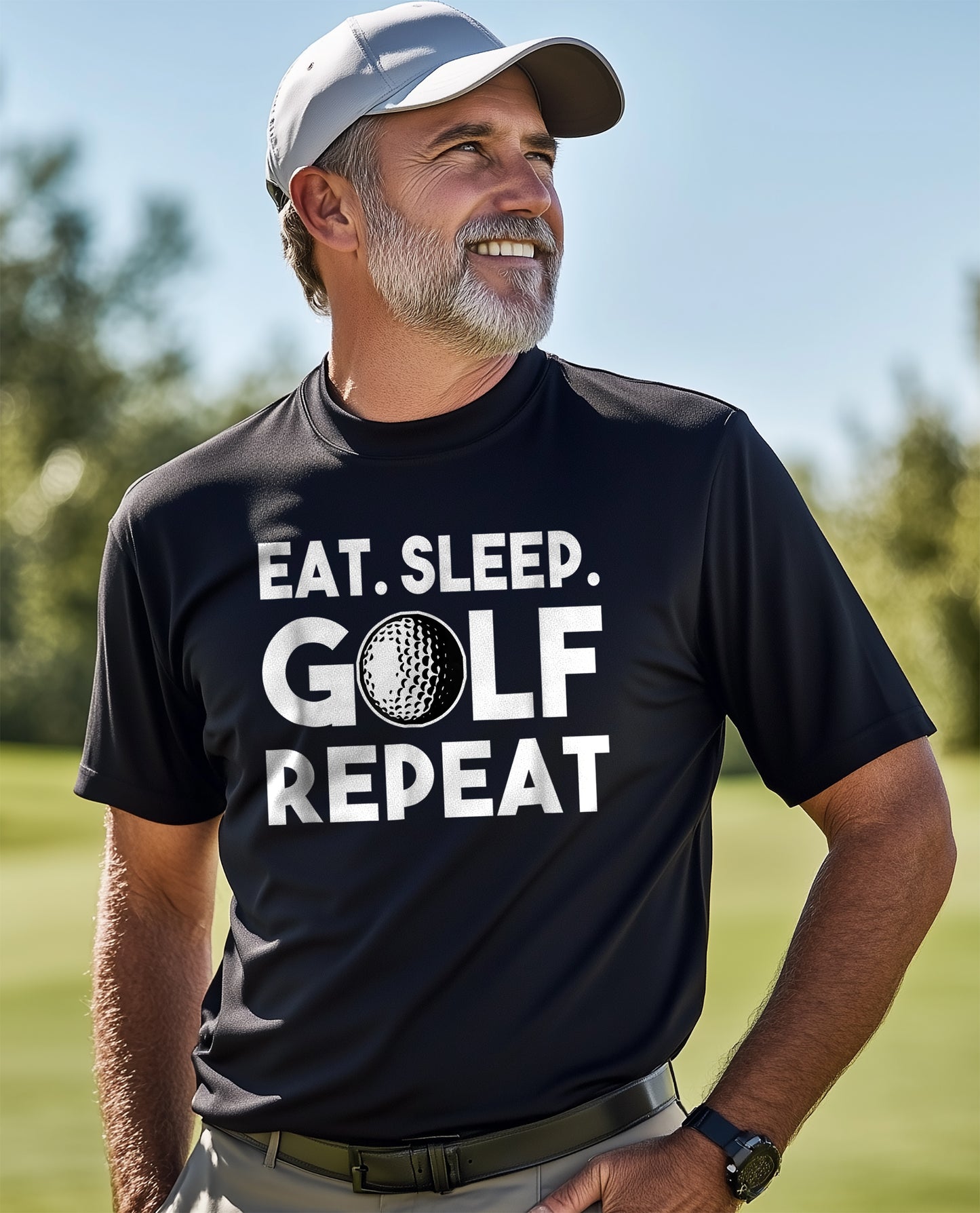 Eat Sleep Golf Repeat T-Shirt