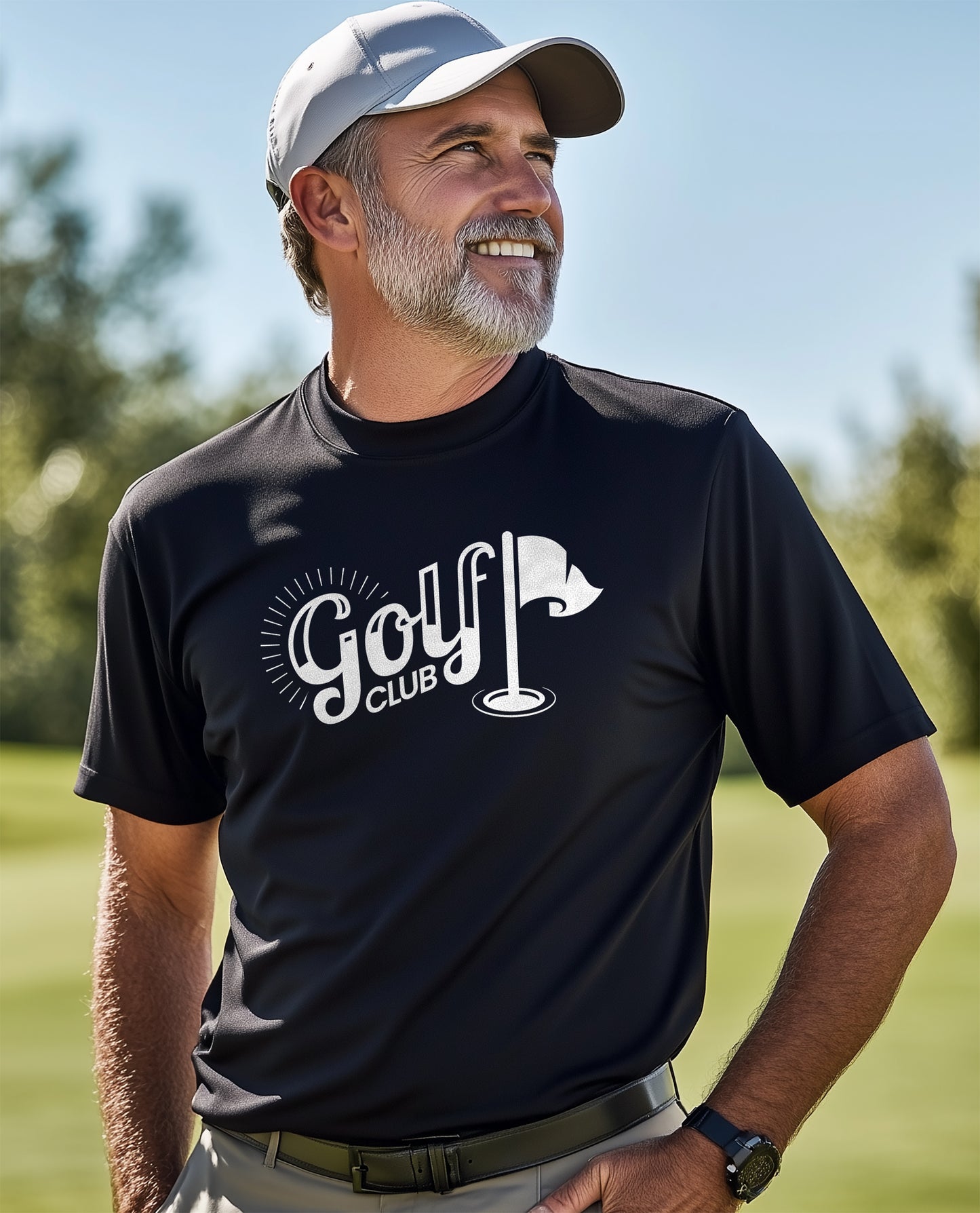 Golf-25 Swing into t-shirt