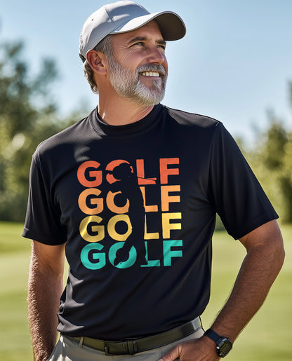 Retro Vintage Golfing Gift T-Shirt