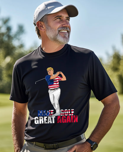 Make Golf Great Again Funny Trump t-shirt