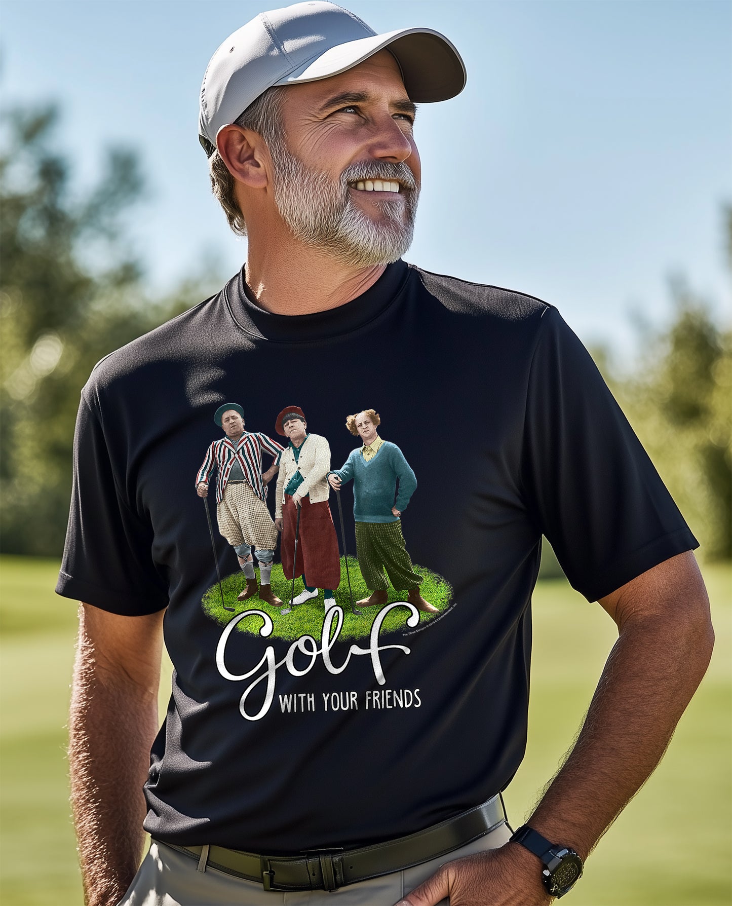 TTS - The Three Stooges Golf with your Friends t-shirt