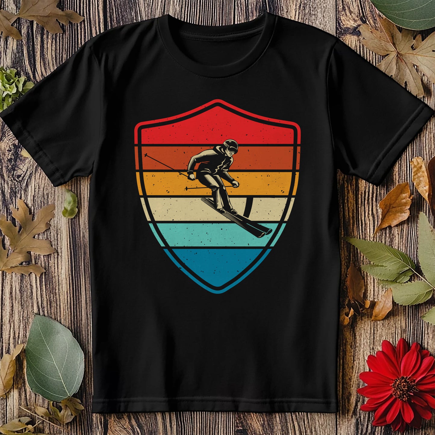 Skiing Shield T-Shirt