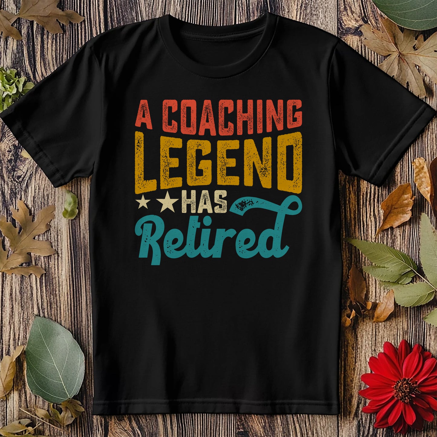 Coaching Retired Curve T-shirt