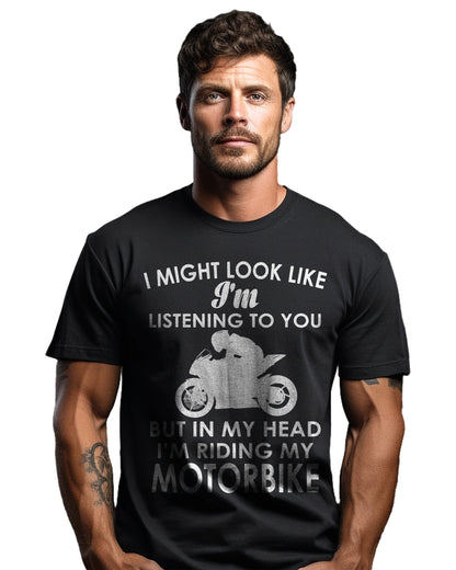 In My Head Riding Sportsbike T-Shirt