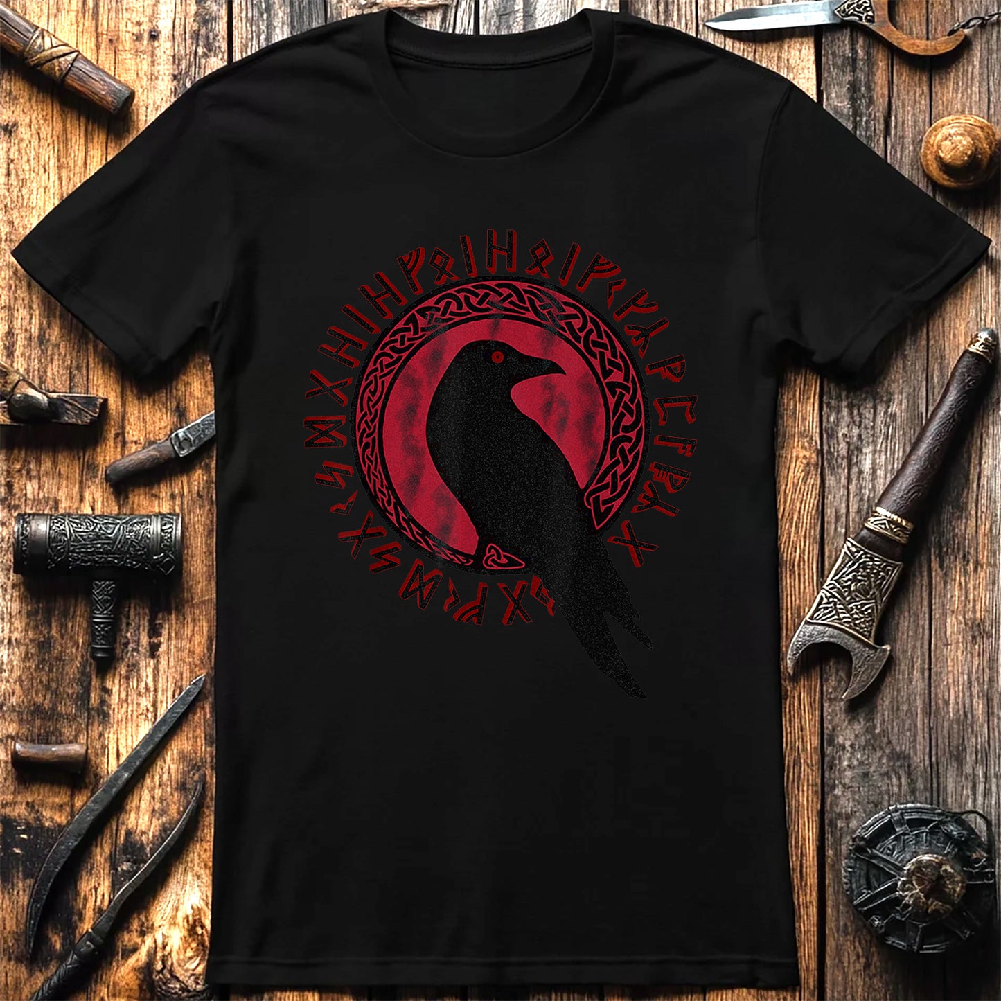 Odin's Raven Huginn & Muninn T-Shirt