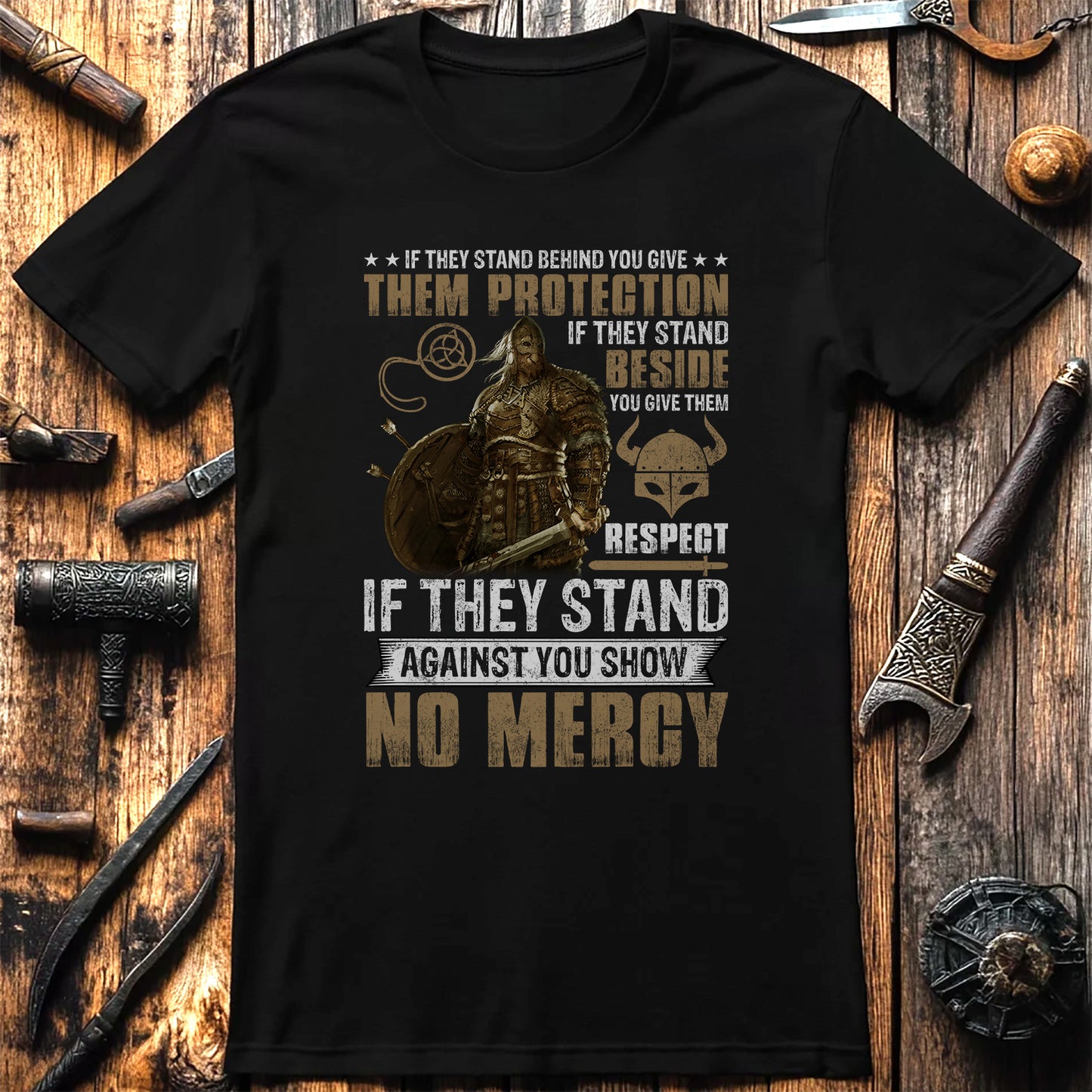 If They Stand Behind You Give Them Protection T-Shirt