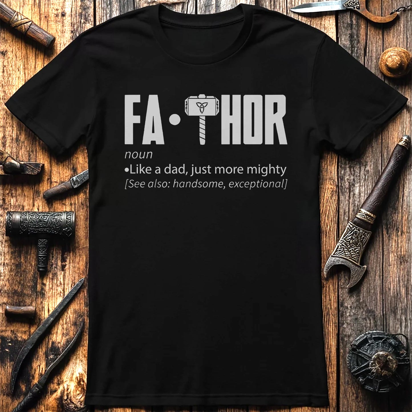 Fa Thor Text T-Shirt