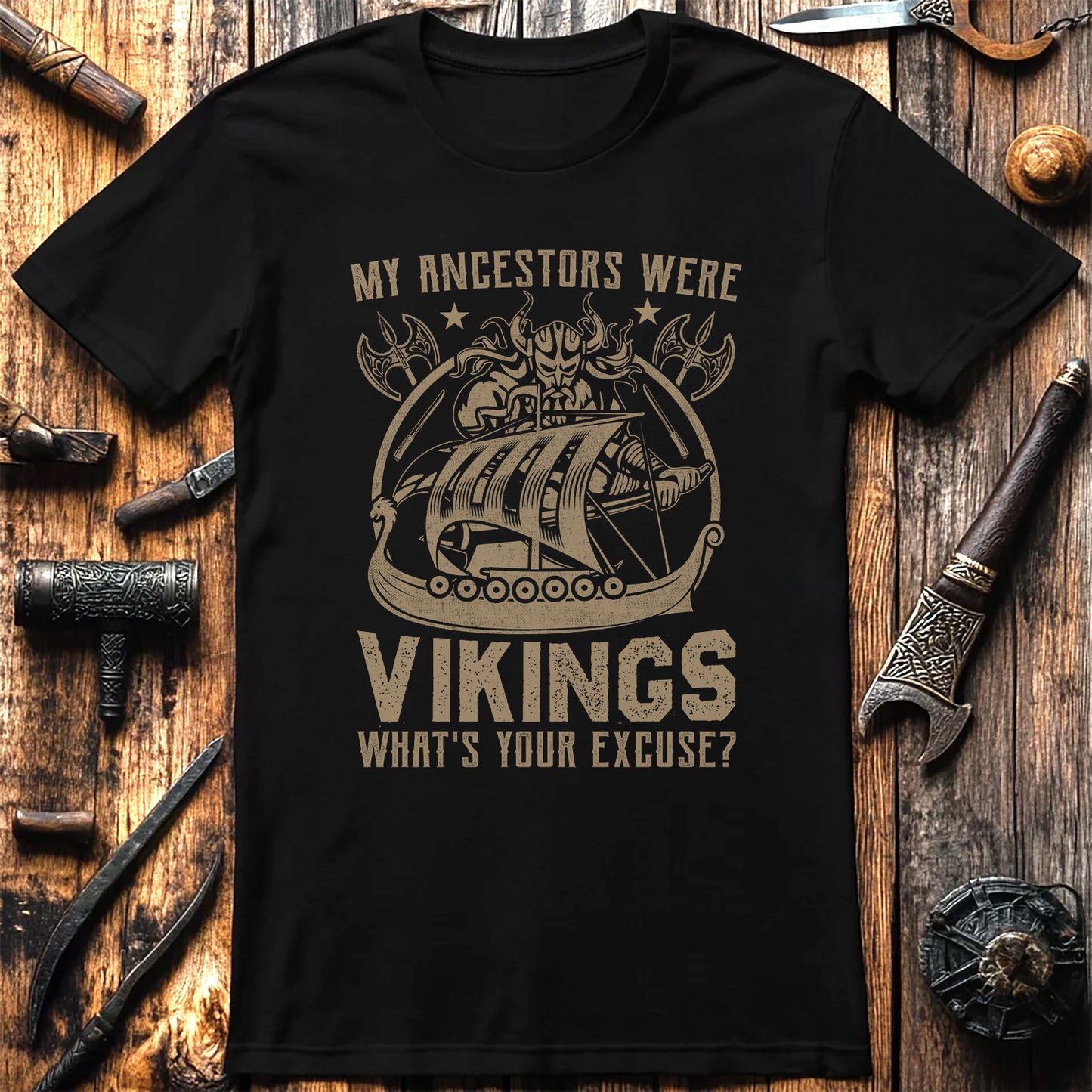 "My Ancestors Were Vikings" T-Shirt