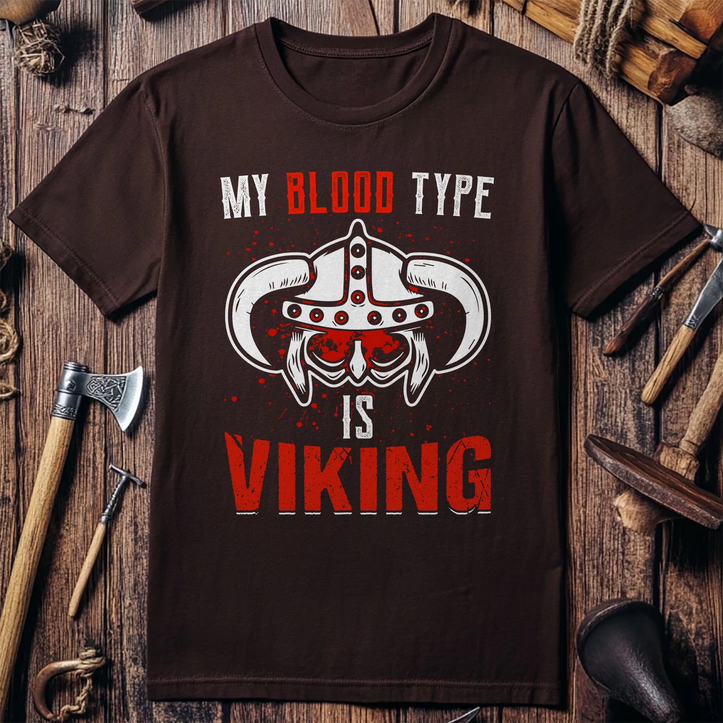 "My Blood Type is Viking" T-Shirt