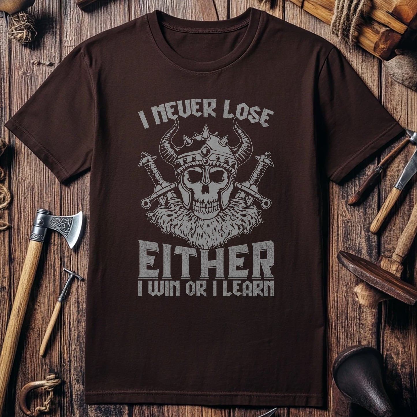 "I Never Lose, I Win or Learn" T-shirt