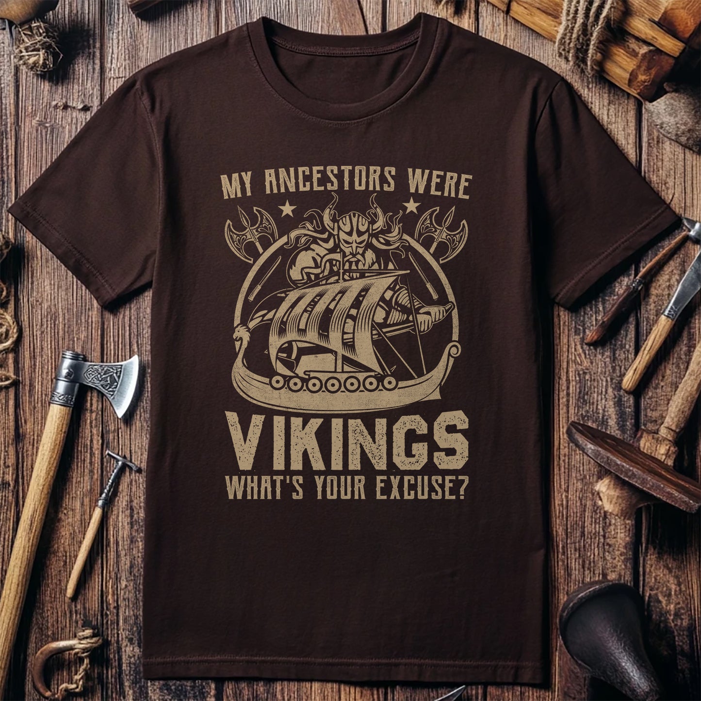 "My Ancestors Were Vikings" T-Shirt