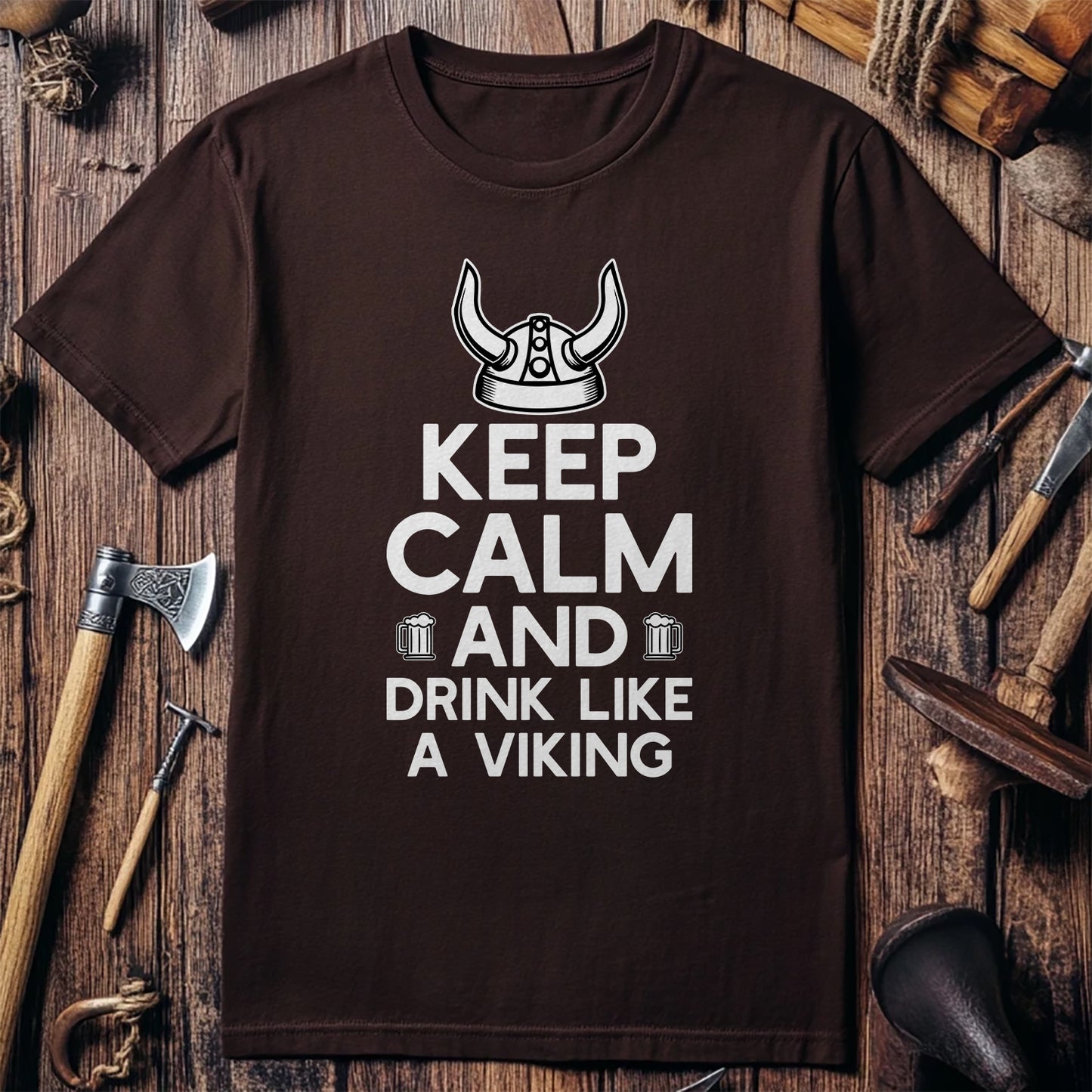 Keep Calm And Drink Like A Viking T-Shirt