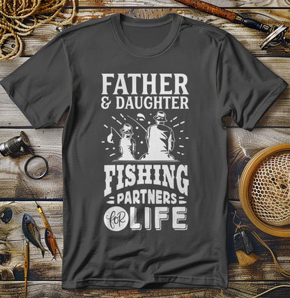 Father and Daughter Fishing T-Shirt