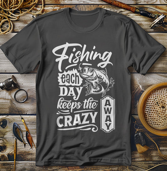 Fishing Each Day Reel in T-Shirt