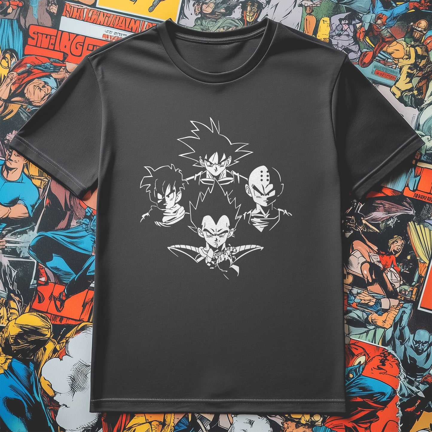 Dragon Ball Z Rhapsody T-shirt - Unleash Your Inner Saiyan! Funny Tee, 100% Cotton, Unisex Design for Epic Power Ups!