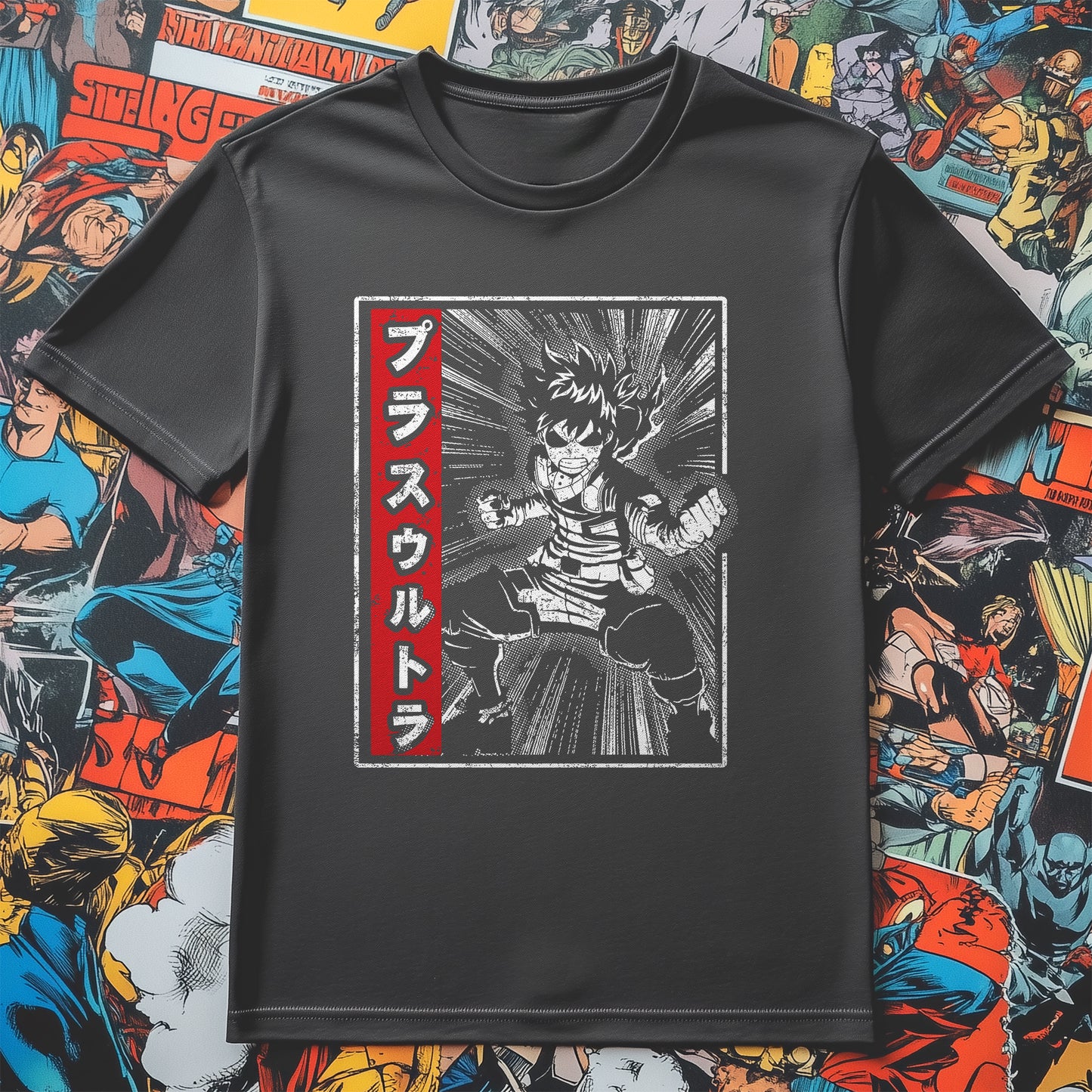 Deku Explode T-Shirt - Unleash Your Inner Hero! Funny Unisex Design, 100% Cotton, Perfect for Comic Book Enthusiasts and Quirk Lovers!