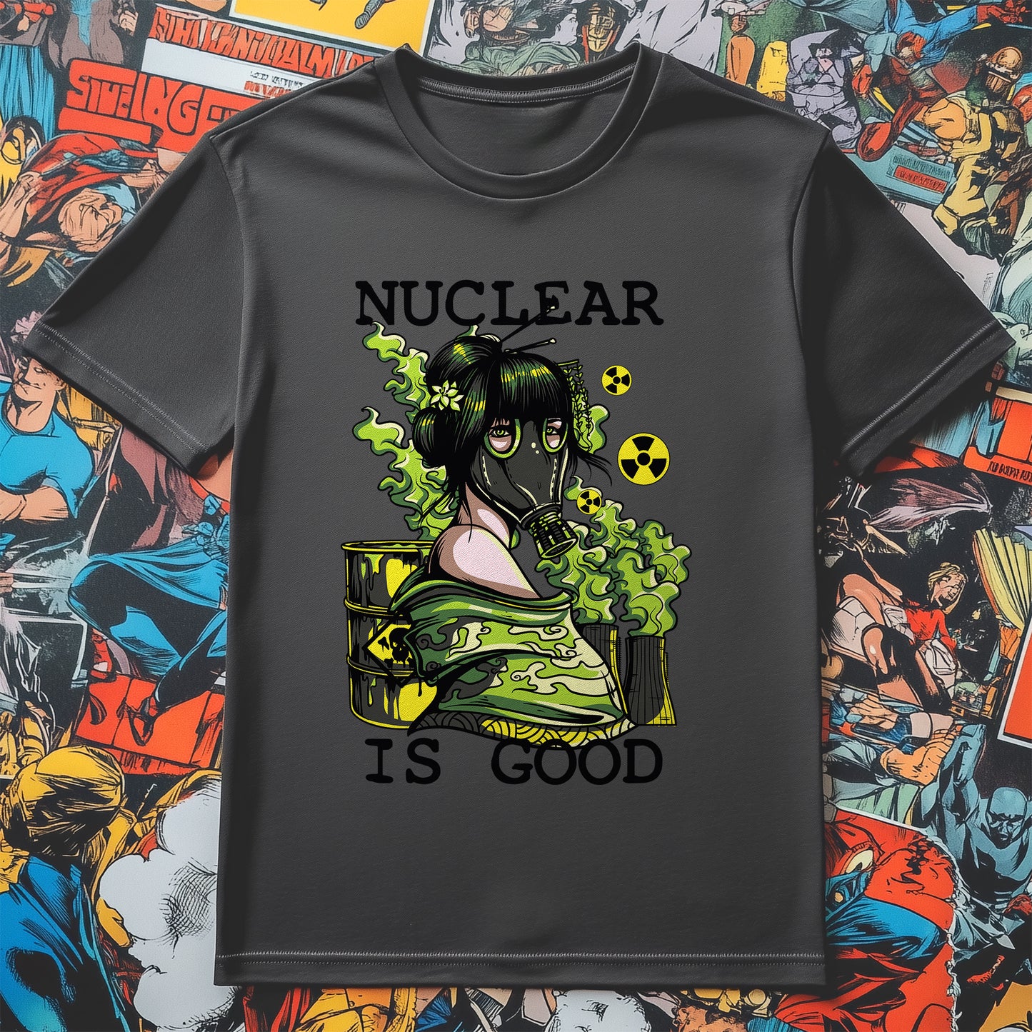 Nuclear T-Shirt: Embrace the Boom! Funny & Bright Design, 100% Cotton Unisex Shirt - Perfect for Science Lovers with a Twist!