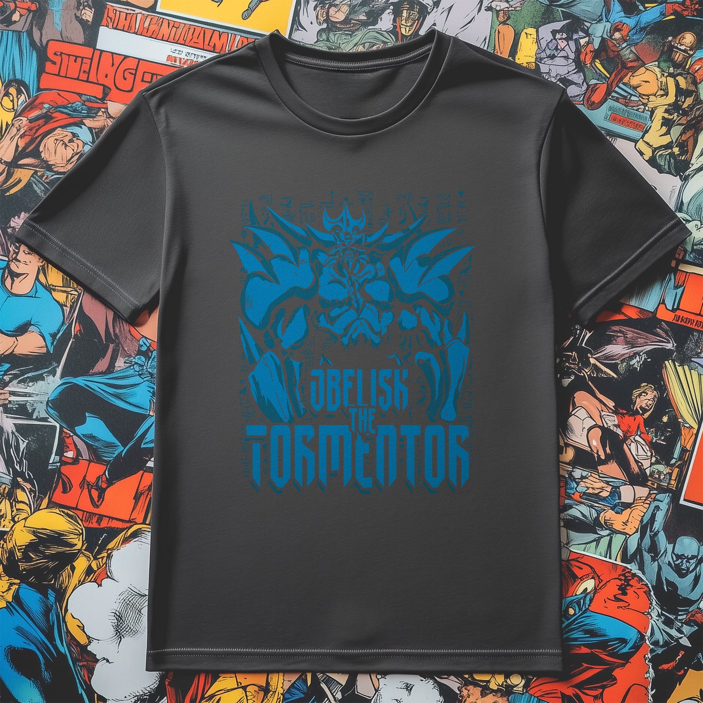 Obelisk The Tormentor T-Shirt - Unleash Your Inner Duelist! Funny and Quirky Design, 100% Cotton, Perfect for Comic Con Shenanigans!