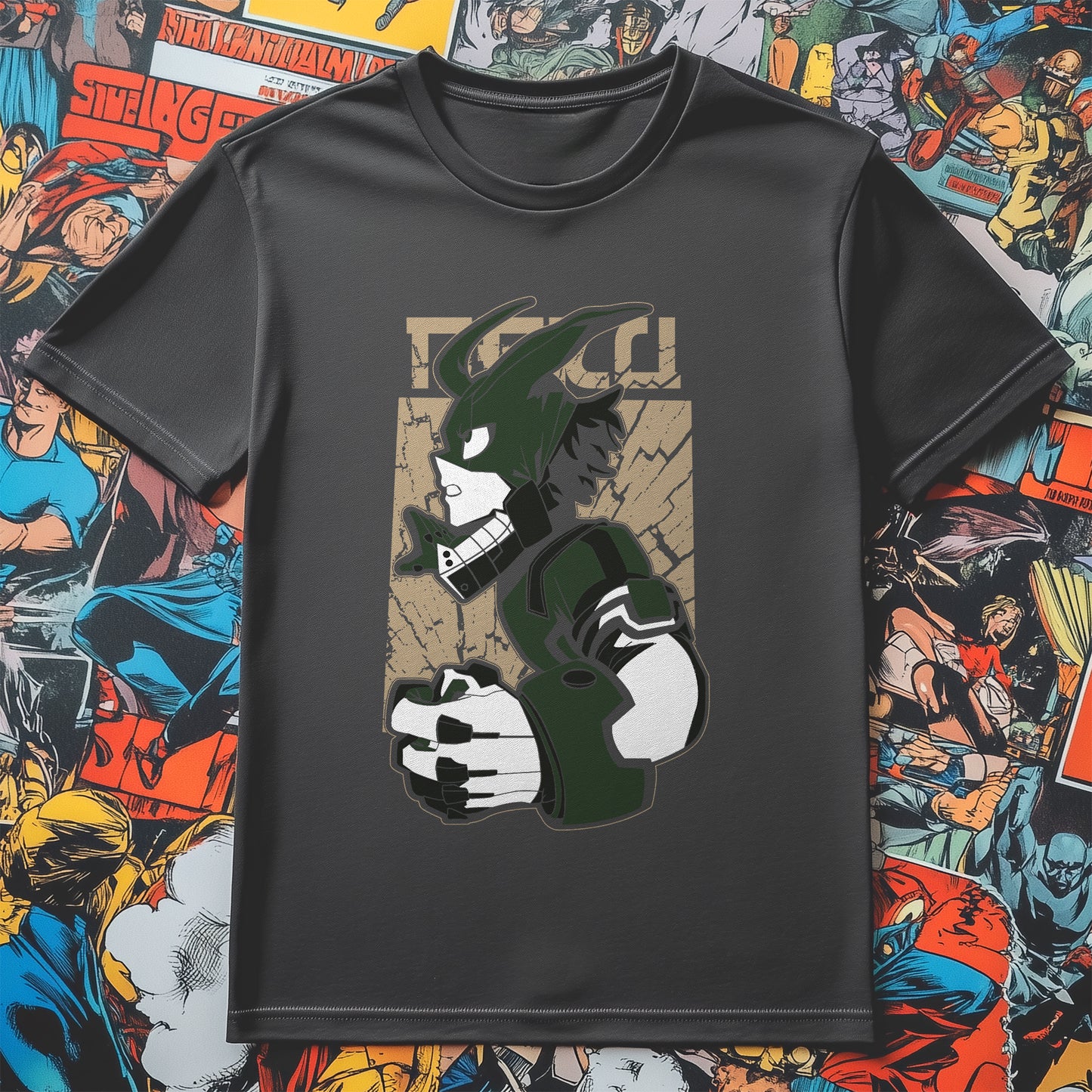 Deku Costume T-Shirt - Unleash Your Inner Hero! Funny Unisex Design, Perfect for Anime Fans and Cosplay Enthusiasts! Plus Ultra!