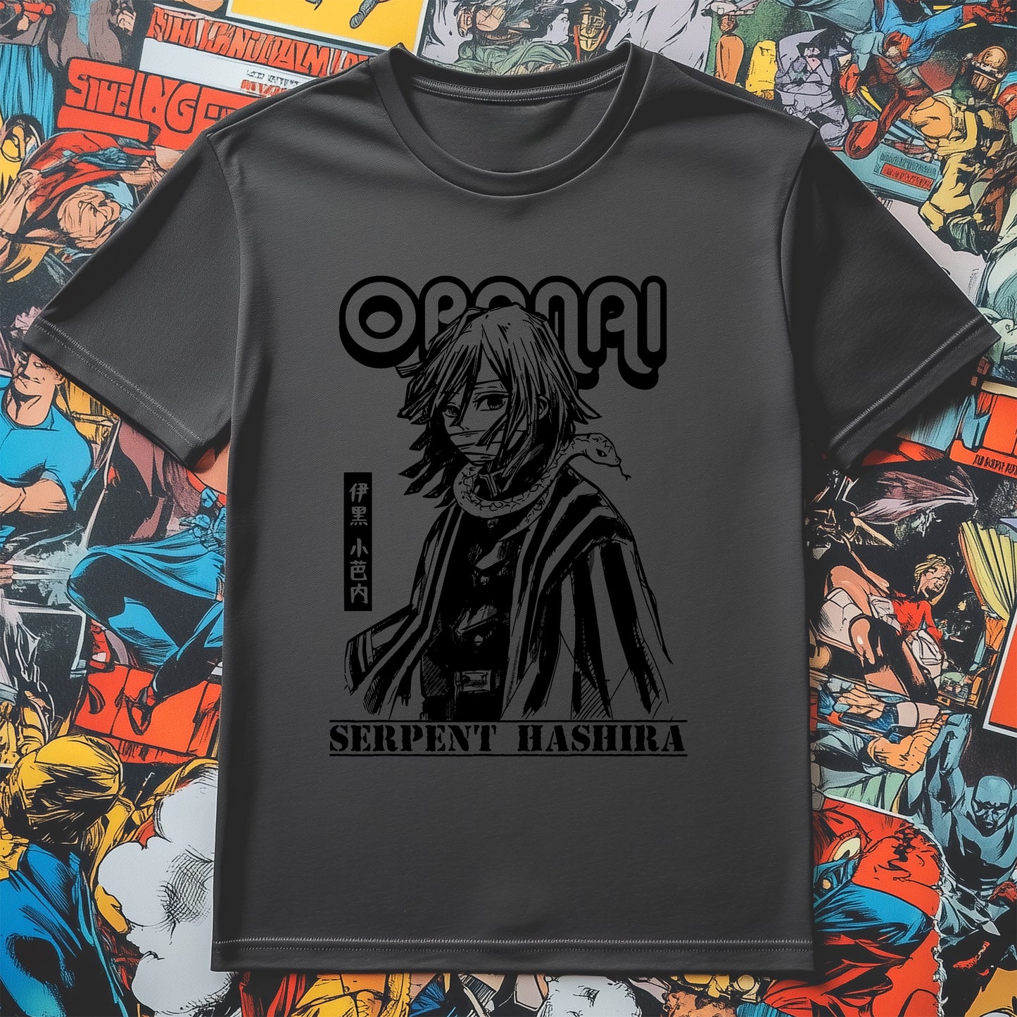 Obanai Igruro T-shirt - Epic Anime Vibes! Unisex, Funny Design for True Fans! Wear Your Fandom with Style and a Smile!