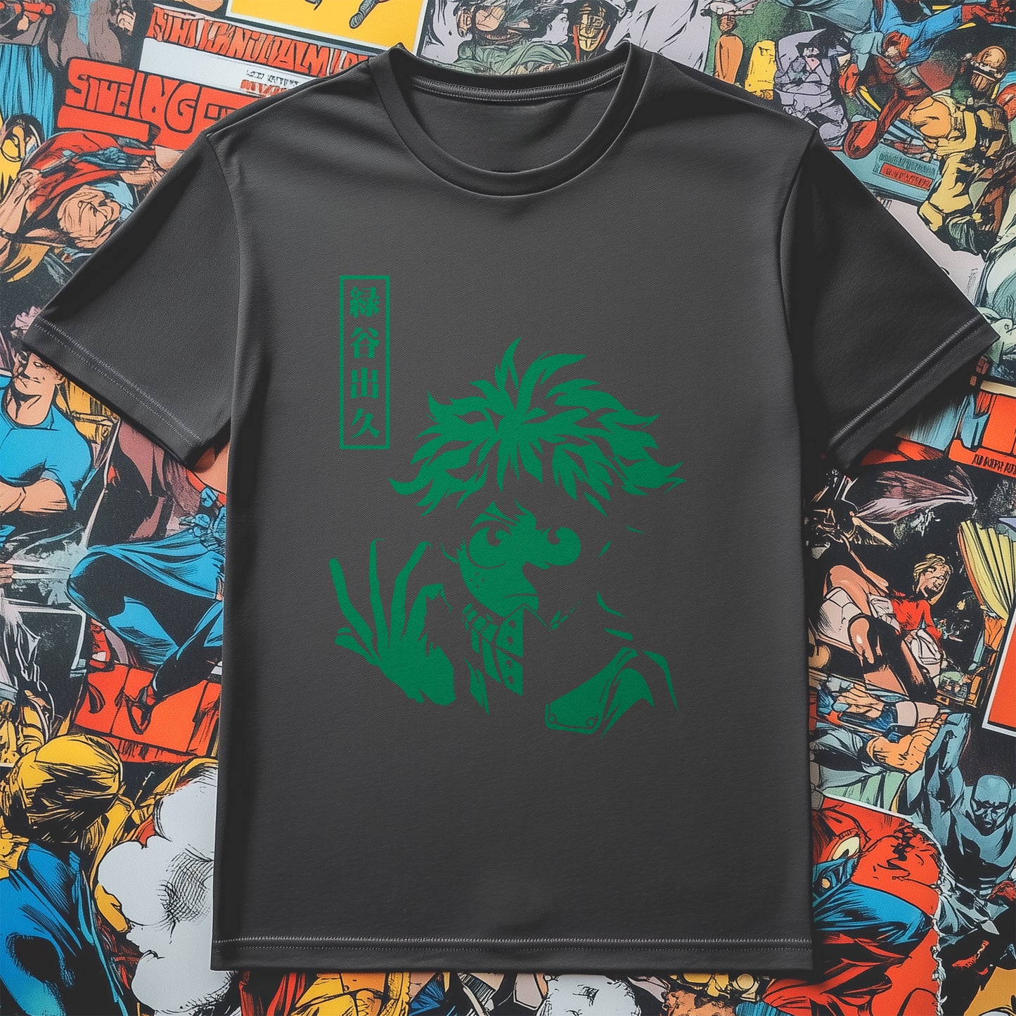 Deku Glove T-shirt - Unleash Your Inner Hero! Funny Anime-Inspired, 100% Cotton Unisex Design for Fans Ready to Save the Day!