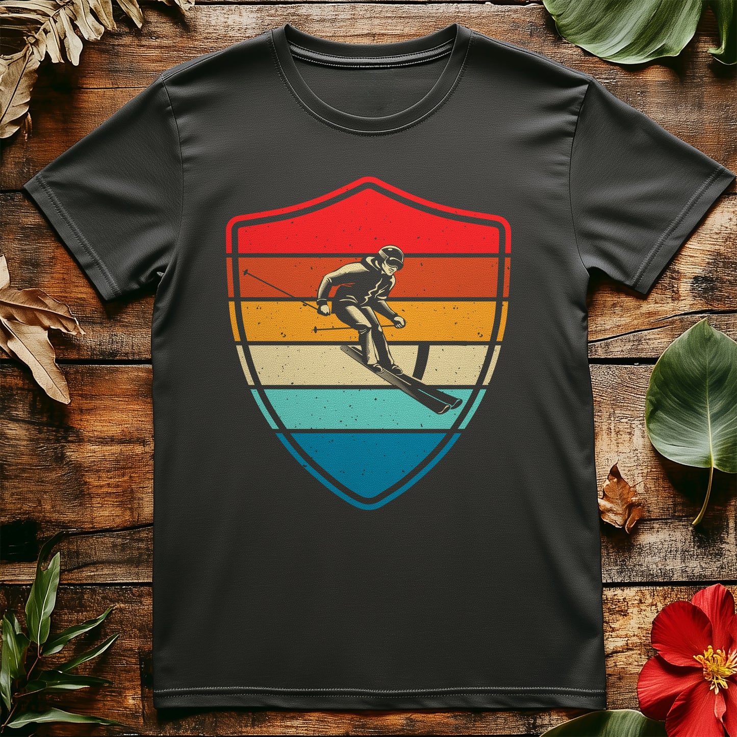 Skiing Shield T-Shirt