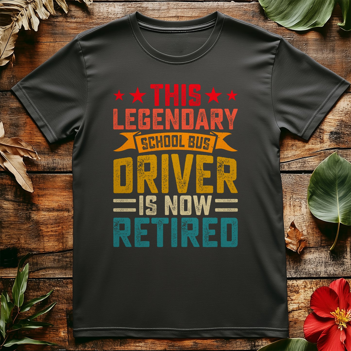 Retired School Bus Driver T-shirt